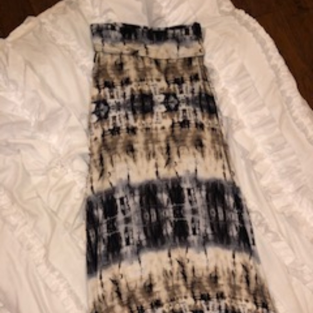 Tie-dye maxi skirt